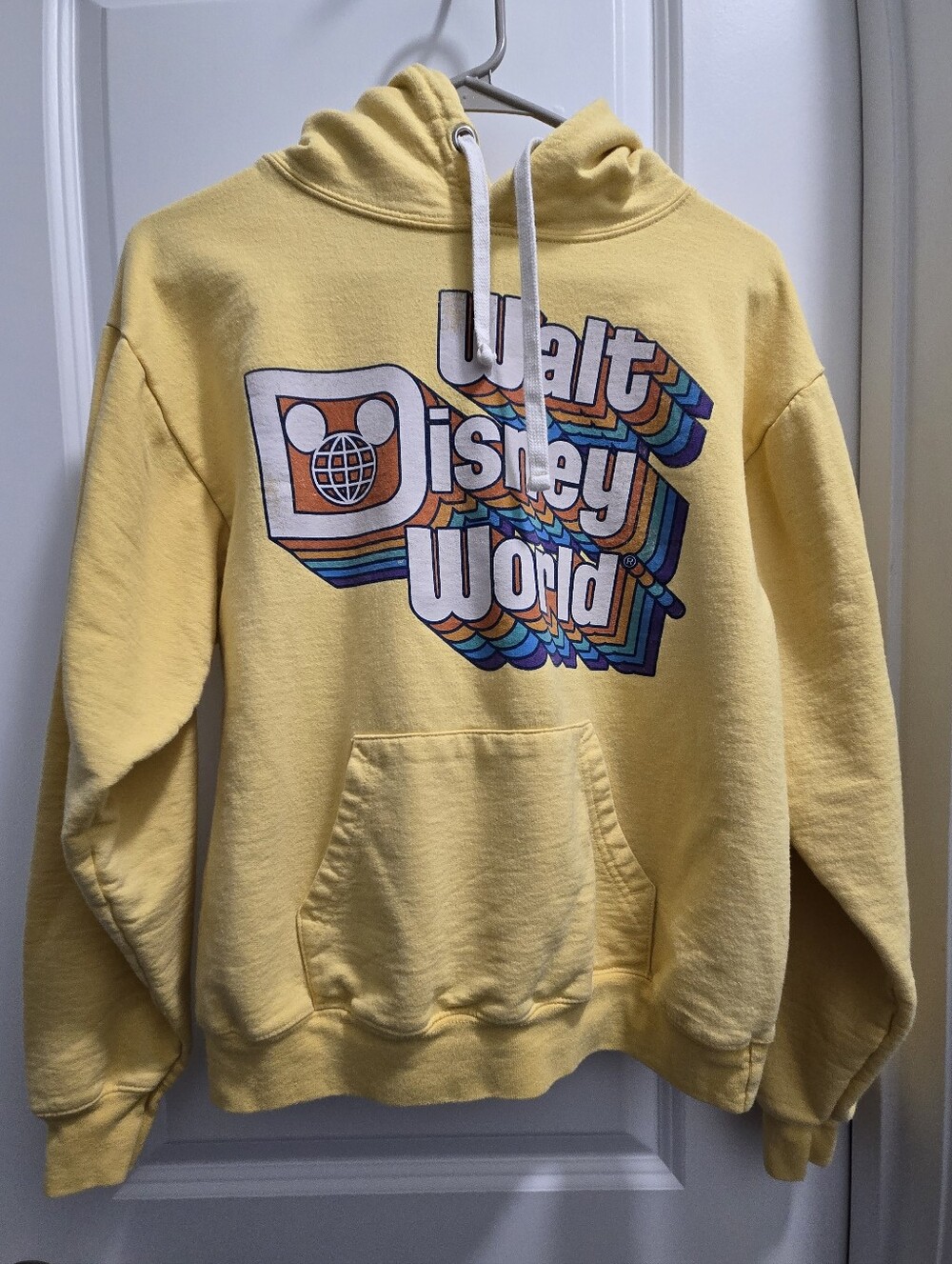 Disney World Hoodie - Yellow - Small